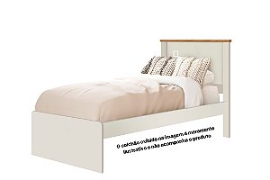 CAMA BARCELONA SOLTEIRO NATURE/OFF - TEBARROT