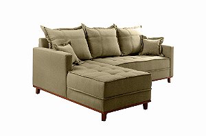 SOFA SF.2210 CHAISE MILAO LINHO BEGE/1020 - EVIDENCE