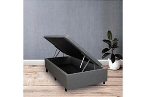 BOX BAU *88 SUEDE CINZA - UNIFLEX
