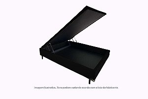 BOX BAU SIMPLES *138 CORINO PRETO - BIOSTAR