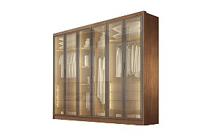 GR. RIZON GLASS 6PTS REFL 8GV C/KIT LED CUMARU - NH