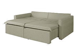 SOFA RETR AUSTRIA 180CM LIN BEGE/24 - BOARETO