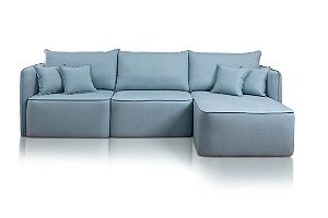 SOFA CHAISE BUZIOS 3 MOD 260 BCL AZUL/514 - JC ESTOF