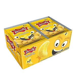 BALA DOCILE GELATINES MINI BANANA