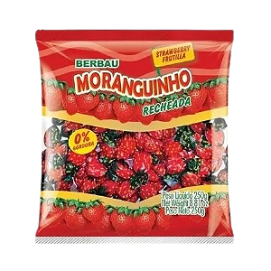 BALA BERBAU MORANGUINHO 600G