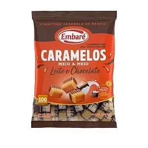 BALA EMBARÉ CARAMELOS MEIO A MEIO