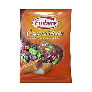 BALA EMBARÉ CARAMELOS RECHEADOS ORIGINALIDADES