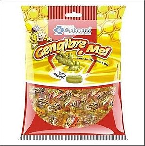 BALA SOBERANA GENGIBRE E MEL 180G