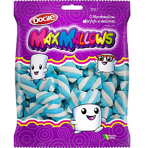 MARSHMALLOWS DOCILE MAXMALLOWS AZUL BRANCO