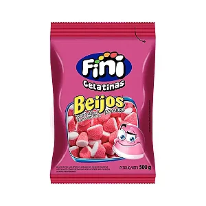 BALA FINI GELATINAS BEIJOS 500G
