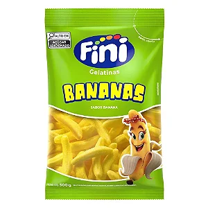 BALA FINI GELATINAS BANANAS 500G