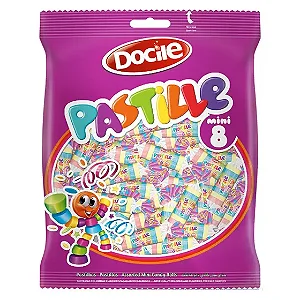 PASTILHA COLORIDA DOCILE MINI 8 PCT100UNDS