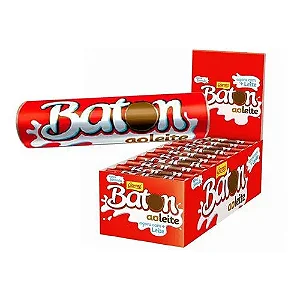 GAROTO BATON AO LEITE CX30UNDS PROMOCIONAL
