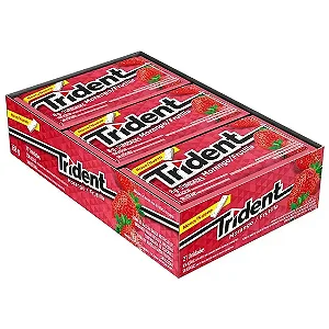 TRIDENT CHICLE MORANGO CX21UNDS