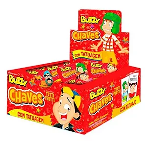 CHICLE CHAVES TUTTI-FRUTTI BUZZY CX100UNDS