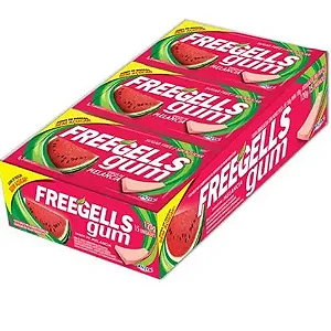 CHICLETS FREEGELLS GUM MELANCIA CX15 UNDS