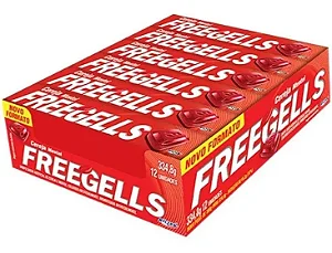 FREEGELLS CEREJA MENTOL CX12UNDS