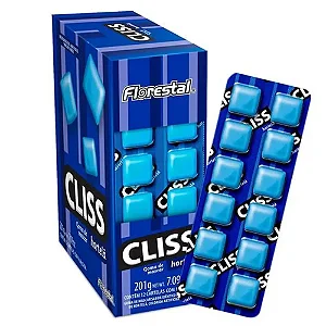 CHICLE CLISS HORTELÃ FLORESTAL CX12UNDS