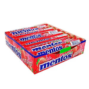 MENTOS FRUTAS VERMELHAS TUBO CX16UND