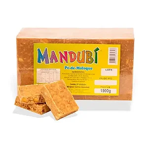 PAÇOCA MANDUBÍ PÉ-DE-MOLEQUE PCT 1,5K
