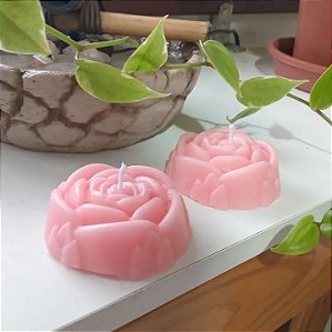 Kit 10 Velas Rosas personalizadas
