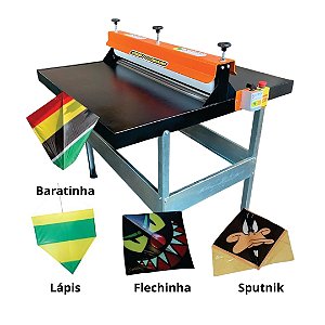 Kit Fábrica de Pipas - Corte e Vinco Elétrica de 100cm + 4 Facas de Pipas