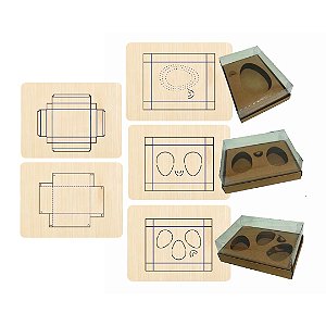 Facas de Corte e Vinco Kit Páscoa