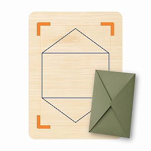 DUPLICADO - Faca de Corte e Vinco Envelope Convite Mod 8 - Folha A4