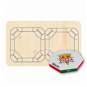 Facas de Corte e Vinco Caixas de Pizza 30