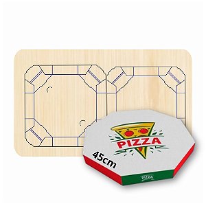 Facas de Corte e Vinco Caixa de Pizza 40cm