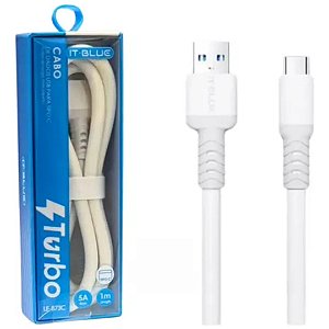 CABO DE DADOS TURBO  USB  PARA TIPO-C IT-BLUE