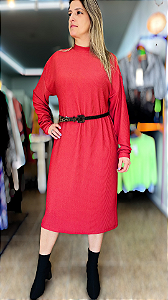 VESTIDO MIDI ML TERRACOTA GG