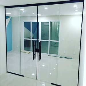 Porta de Correr Vidro Sob Medida Moderna