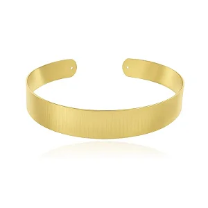 CHOKER FIXA AUSTERA BANHADO A OURO 18K