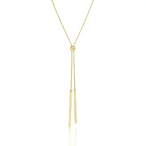 CORDÃO DUPLA TORRE BANHADO A OURO 18K