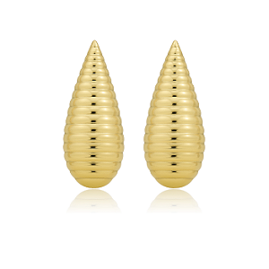 BRINCO GOTA DA FORTUNA BANHADA A OURO 18K