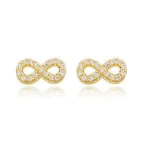 BRINCO ZIRGÔNIAS INFINI P BANHADO A OURO 18K
