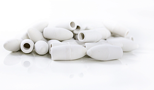 Borracha ponteira branca 05 Unidades