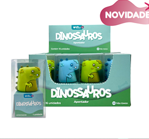 Apontador Plástico Dinossauro - ONDA