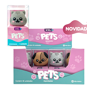 Apontador Plástico Pets - ONDA