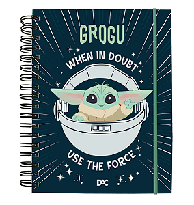 Caderno Smart colegial star wars com folhas reposicionáveis - DAC