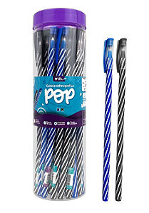 Caneta Esferográfica POP Espiral azul - ONDA