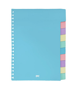 Divisórias para smart universitário colorido com 10 cada - DAC