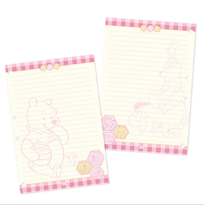 Refil para fichário Universitário ursinho Pooh - DAC