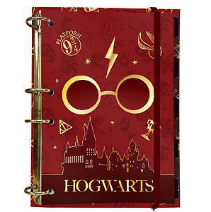 Caderno argolado colegial Harry Potter pequeno - DAC