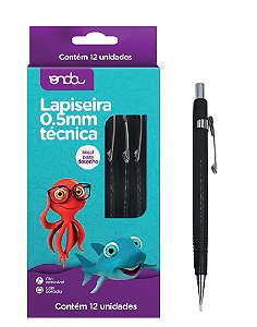 Lapiseira 0.5mm Técnica preta - ONDA