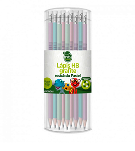 Lápis HB Pastel com borracha com 72 um - ONDA