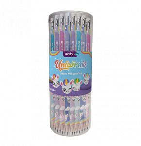 Lápis HB Unicórnio com borracha caixa com 72 unid - ONDA