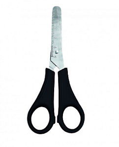 Tesoura Escolar preta 13cm - ONDA