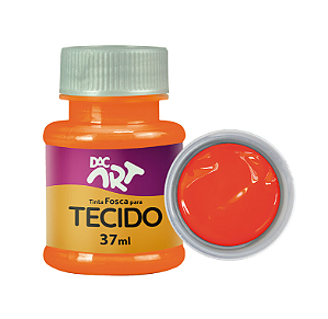 Tinta para tecido 37ml laranja - DAC